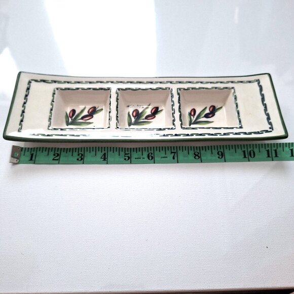 Ceramic Olive Dish from Greece - Picture 3 of 3